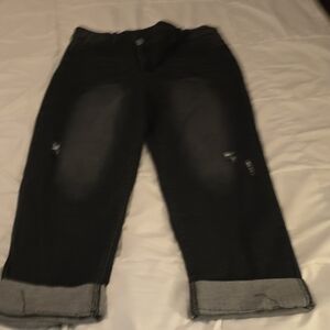 SHEIN Black Ankle & Cropped Jeans